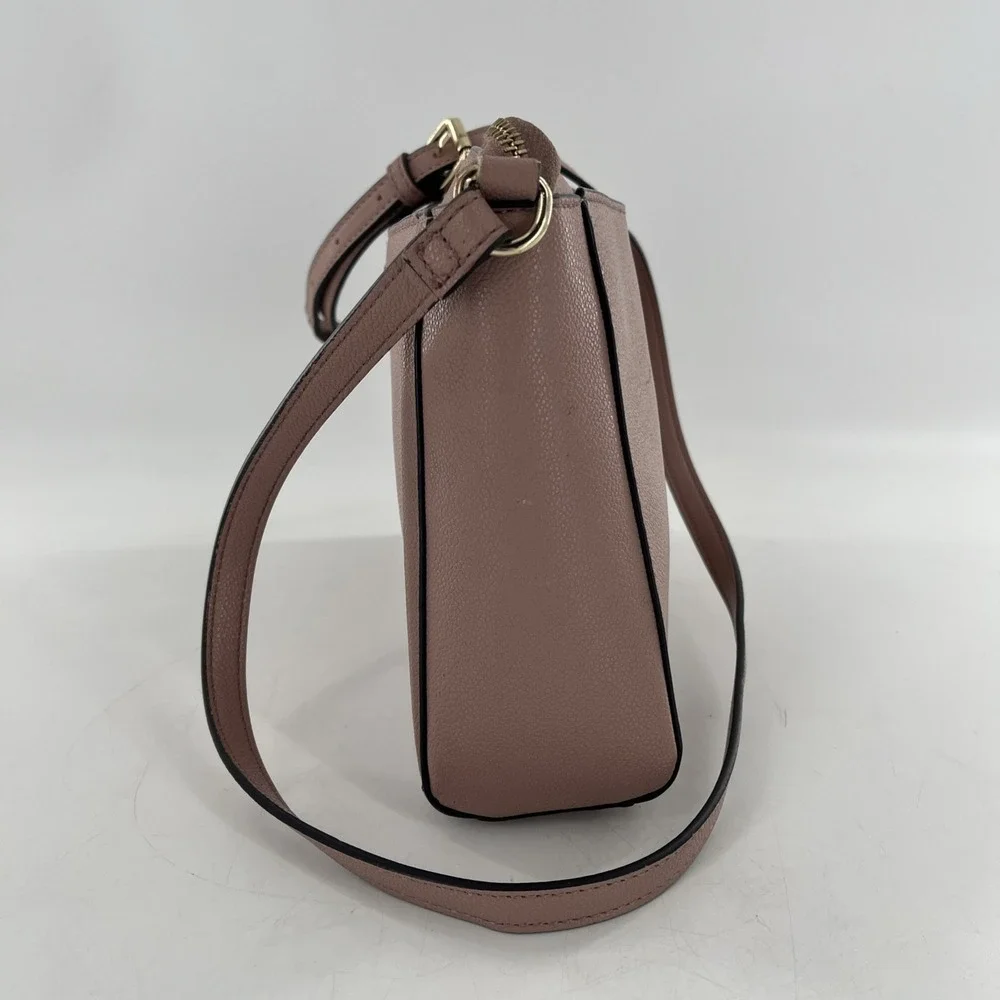 Nine West Shayden Jet Set Crossbody Begonia Dusty Rose‎ Mauve Pastel Pink Bag